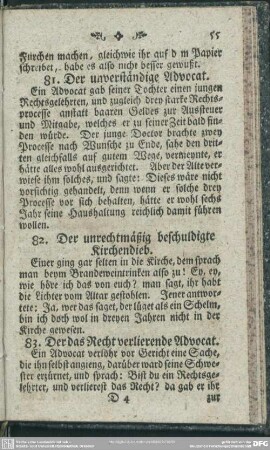 82. Der unrechtmäßig beschuldigte Kirchendieb