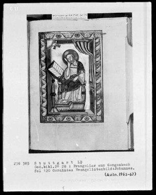 Evangeliar — Evangelist Johannes, Folio 120recto