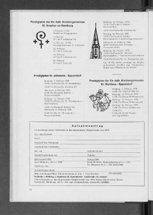 Predigtplan St. Johannis - Eppendorf