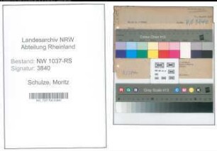 Entnazifizierung Moritz Schulze , geb. 22.04.1893 (Verw.Sekretaer)
