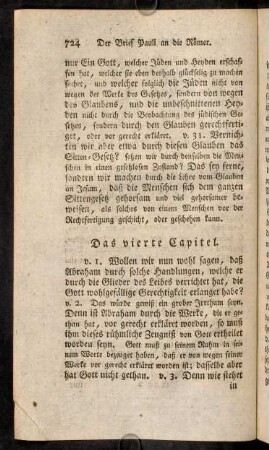 724-742, Das vierte Capitel - Das sechste Capitel