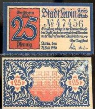 Lewin 25 Pfennig