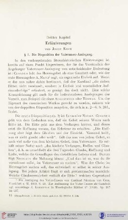 Drittes Kapitel: Erläuterungen