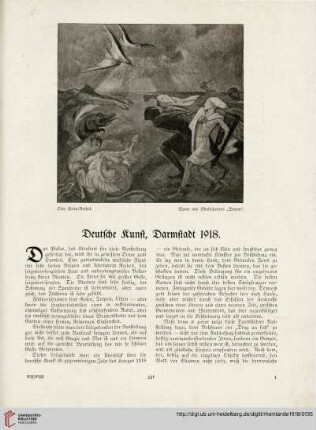 28: Deutsche Kunst, Darmstadt 1918