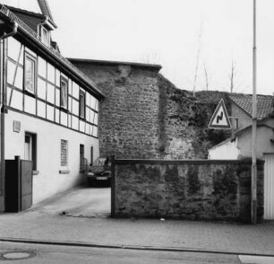 Stadtmauerrest; Bensheim, Stadtmauer, Hauptstraße 6