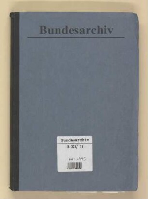 Verzeichnis der Gemälde aus dem Münchner Führerbau ("Neufassung"): Bd. 3 / 1