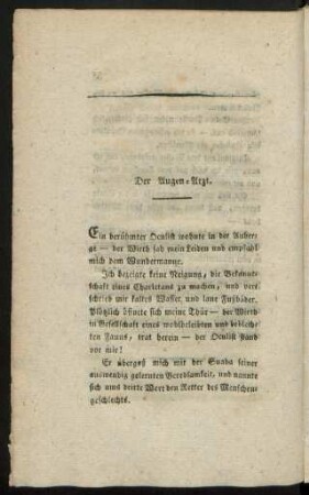 Der Augen-Arzt.