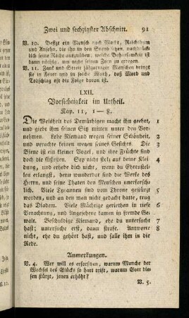 91-102, LXII. Vorsichtigkeit im Urtheil. - LXIX. Unersetzlicher Verlust des Freundes. Heiligkeit der Geheimnisse.