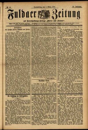 Ausgabe vom Donnerstag, den 07. März 1895.