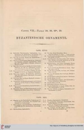 Capitel VII: Byzantinische Ornamente