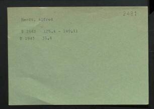 Herdt, Alfred