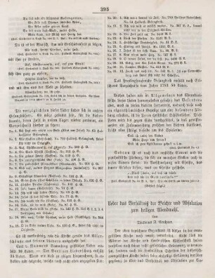 395-398 Ueber das Verhältniß der Beichte und Absolution zum heiligen Abendmahl
