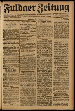Ausgabe vom Freitag, den 22. Dezember 1916.