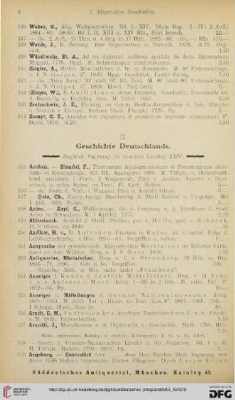 II. Geschichte Deutschlands (Nr. 145 - 567)
