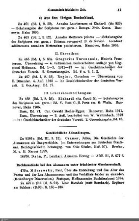 Rechtszustände bei den Alamannen unter fränkischer Oberherrschaft