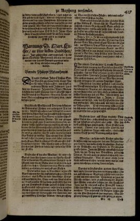 Warnunge D. Mart. Luther/ an seine lieben Deudschen [...]