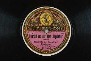 Quartett aus der Oper "Rigoletto" / (Verdi)