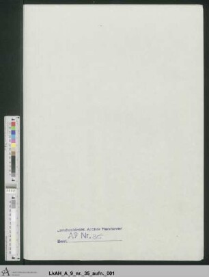 Almstedt (mit Petze): Visitationsakten