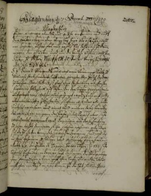 Magdeburg 7. - 10. Dezember 1709
