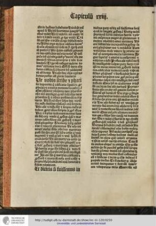 Ve vobis scribe et pharisei... Qui considerat consequentia tunc Phariseorum et modo intelligit quia non solum illis dixit...