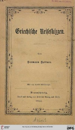Griechische Reiseskizzen