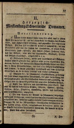 II. Herzoglich-MecklenburgSchwerinsche Domainen