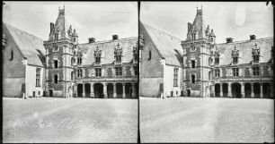 Schloss Blois (Château Royal de Blois). Innenhof