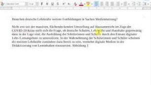 Digitales Schreiben multimedial - Ein Beispiel