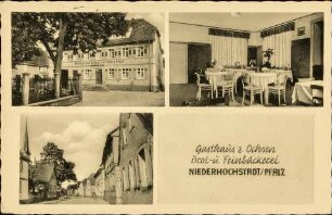 Gasthaus z. Ochsen Brot- u. Feinbäckerei Niederhochstadt/Pfalz
