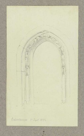 Portal der Stadtkirche St. Nikolaus im hessischen Babenhausen