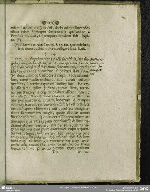 §. 19. Mystica rituum explicatio Judaeis usitata