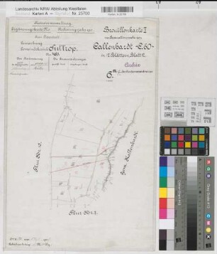 Kallenhardt (Rüthen), Separation Kallenhardt, Bl.12 Brouillonkarte Suttrop Flur 6