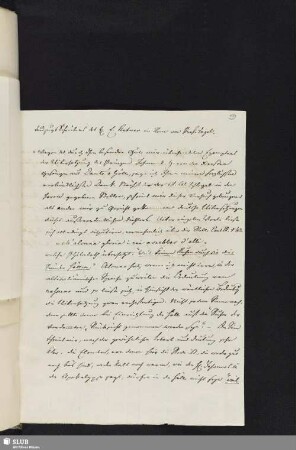 Bl. 289-294. Platner, Ernst Zacharias