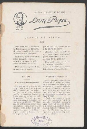 [Notas del editor] - Granos de arena