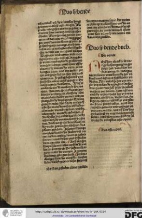 Die vorrede. Noch dam als ich in den vorigen buchern gnugsam gesaget han von erbeyt der felde, wyngerin unnd garten, der barum unnd kruter dy gar vil kunst unnd list unnd flyß behene und doerffen.