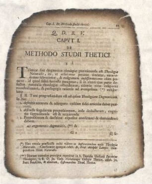 Capvt I. De Methodo Studii Thetici