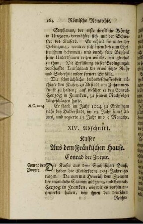 XIV. Abschnitt.