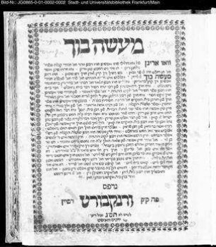 Maiśebuch : wo arinn fil wundrlichi šini maiśes oiz dem zohar un andri kabole sefer gitzogn zainn ... mit 354 andri maiśes zich kon ermaien ... oiz dem talmud ...