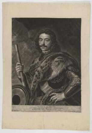 Bildnis des Petrus I, Zar von Russland