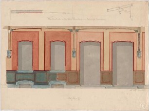 Voit, August von; Rosenheim; Bahnhof - Wandabwicklung, Details