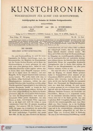 Die grosse Berliner Kunstausstellung, [1]