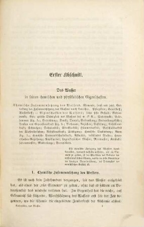 Das Wasser : eine Darstellung für gebildete Leser und Leserinnen