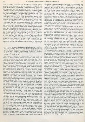 907-909 [Rezension] Lindblom, Johannes, Gesichte und Offenbarungen