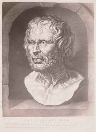 Bildnis des Philosophen Lucius Annaeus Seneca nach der Antike