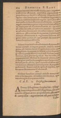 Cap. 13. De syllogismo connexo primo.