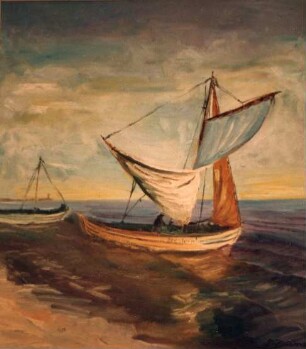Fischerboot sticht in See
