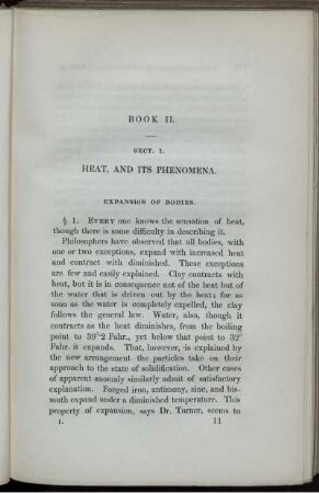 Book II. Heat, and its Phenomena.