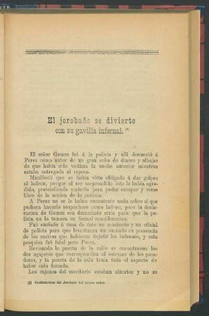 El jorobado se divierte con su gavilla infernal.