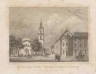 Katholische Kirche und Ständehaus in Carlsruhe