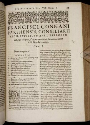 Liber VII. De rebus creditis.